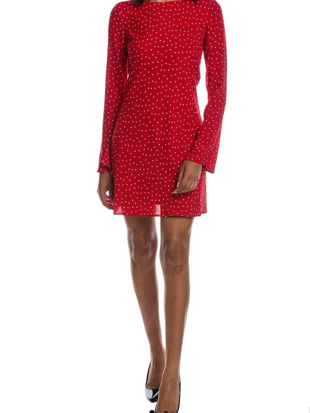 Z Supply Red Polka Dot Mini Shift Dress
